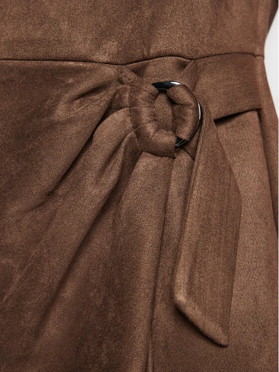 Αγορά 🤩 DKNY Γυναίκες Καθημερινά Φορέματα Φόρεμα καθημερινό DD2G1604 Καφέ Regular Fit 👏 - Image 5