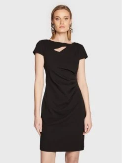 Νέος 💯 DKNY Γυναίκες Καθημερινά Φορέματα Φόρεμα καθημερινό DD2H1240 Μαύρο Regular Fit 😉