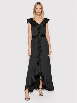 Εκπτωση 🔔 DKNY Γυναίκες Βραδινά Φορέματα Φόρεμα βραδινό ED1KT801 Μαύρο Regular Fit 🌟