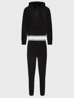 Το φθηνότερο 👍 DKNY Γυναίκες Πιτζάμες Σετ Πιτζάμα YI2922595 Μαύρο Regular Fit ⭐