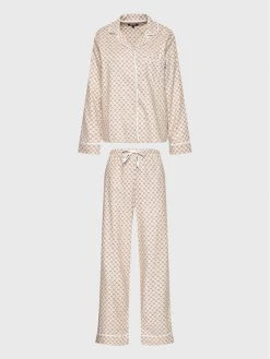 Τοπ 10 ❤️ DKNY Γυναίκες Πιτζάμες Σετ Πιτζάμα YI2922591 Μπεζ Regular Fit ⭐