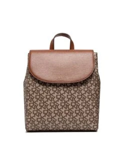 Προϋπολογισμός ✔️ DKNY Γυναίκες Σακίδια Πλάτης Σακίδιο Bryant Flap 💯 Backpack R21KJR76 Καφέ 😍