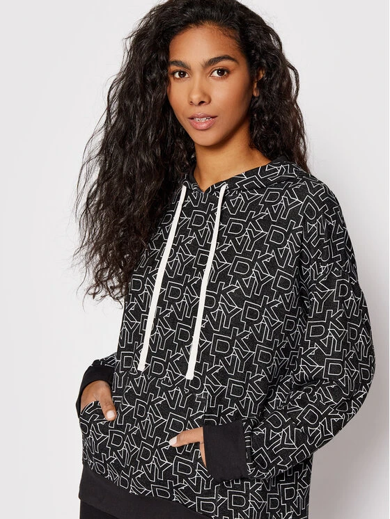 Τοπ 10 😉 DKNY Γυναίκες Μπλούζες Μπλούζα YI2122534 Μαύρο Relaxed Fit ❤️ - Image 4