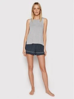 Τοπ 10 ✨ DKNY Γυναίκες Πιτζάμες Σετ Πιτζάμα YI2822532 Γκρι Regular Fit 👏