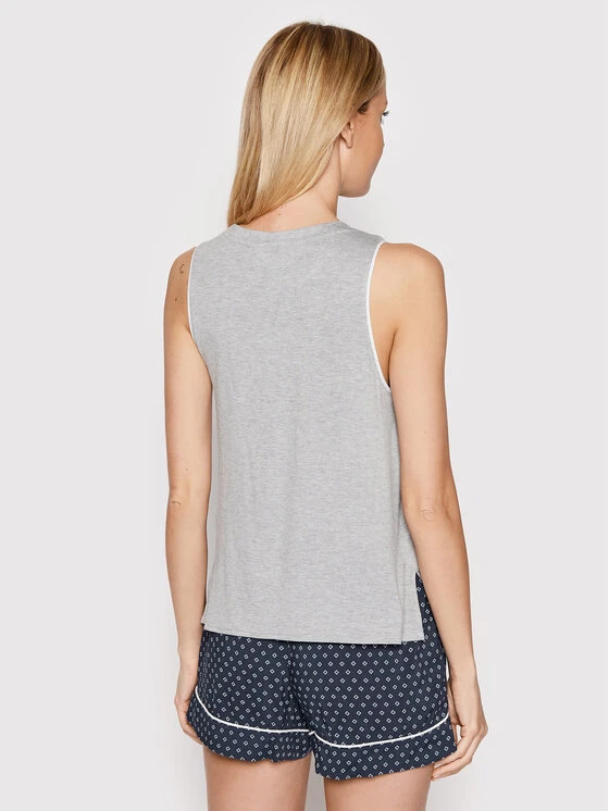 Τοπ 10 ✨ DKNY Γυναίκες Πιτζάμες Σετ Πιτζάμα YI2822532 Γκρι Regular Fit 👏 - Image 3