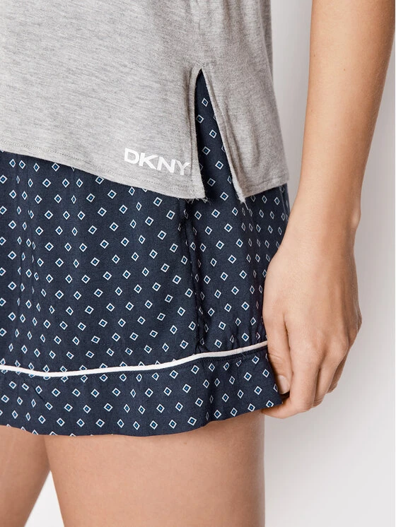 Τοπ 10 ✨ DKNY Γυναίκες Πιτζάμες Σετ Πιτζάμα YI2822532 Γκρι Regular Fit 👏 - Image 4