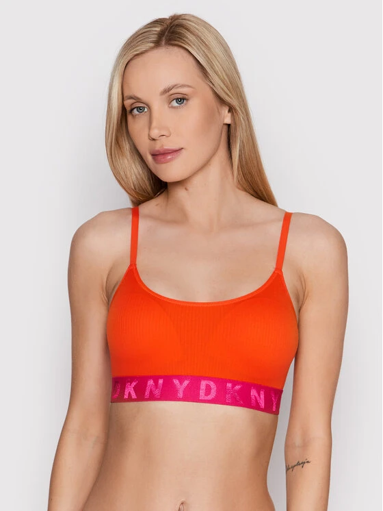 Κουπόνι 🛒 DKNY Γυναίκες Χωρίς Μπανέλα Σουτιέν τοπ DK7476 Πορτοκαλί 👏
