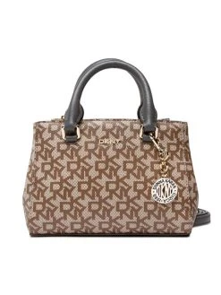 Τοπ 10 🤩 DKNY Γυναίκες Τσάντες με Χερούλι Τσάντα Bryant Mini Shopper R13DJP65 Καφέ 🔔