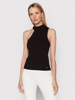 Best Pirce 😍 DKNY Γυναίκες Πουλόβερ P2ASAA41 Μαύρο Slim Fit ✨