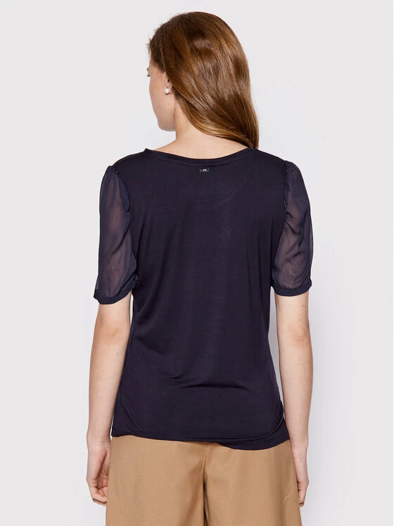 Εξοδος ✔️ DKNY Γυναίκες Μπλουζάκια Μπλουζάκι P21H7ILY Σκούρο μπλε Regular Fit ✔️ - Image 3