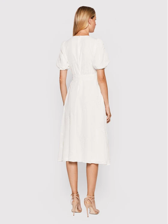 Best Pirce 👍 DKNY Γυναίκες Καθημερινά Φορέματα Φόρεμα καθημερινό DD2BE308 Λευκό Regular Fit ❤️ - Image 3