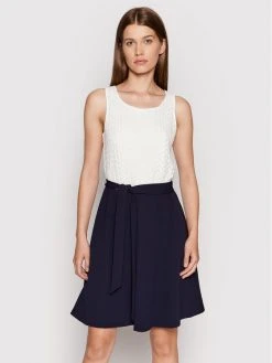 Flash Sale 😀 DKNY Γυναίκες Καθημερινά Φορέματα Φόρεμα καθημερινό DD2B7601 Σκούρο μπλε Regular Fit 😍