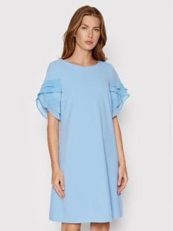 Εκπτωση 🔥 DKNY Γυναίκες Κοκτέιλ Φορέματα Φόρεμα κοκτέιλ DD2B1606 Μπλε Regular Fit 🤩