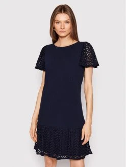 Προώθηση 😉 DKNY Γυναίκες Κοκτέιλ Φορέματα Φόρεμα κοκτέιλ DD2B1761 Σκούρο μπλε Regular Fit 🎉