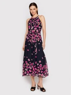 Καλύτερη πώληση 🛒 DKNY Γυναίκες Καλοκαιρινά Φορέματα Φόρεμα καλοκαιρινό DD2AI453 Σκούρο μπλε Regular Fit 🔥