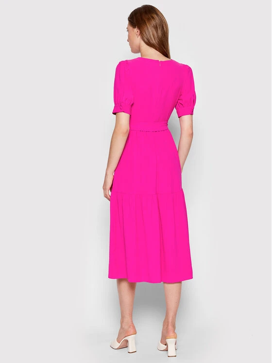 Η καλύτερη συμφωνία ⌛ DKNY Γυναίκες Καθημερινά Φορέματα Φόρεμα καθημερινό DD2A7365 Ροζ Regular Fit 🎁 - Image 3