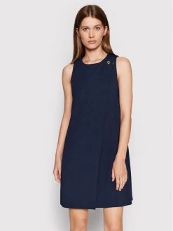 Εξοδος 🔥 DKNY Γυναίκες Καθημερινά Φορέματα Φόρεμα καθημερινό DD2A2851 Σκούρο μπλε Regular Fit ❤️