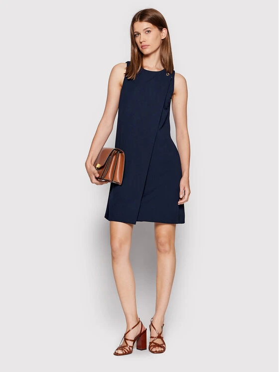 Εξοδος 🔥 DKNY Γυναίκες Καθημερινά Φορέματα Φόρεμα καθημερινό DD2A2851 Σκούρο μπλε Regular Fit ❤️ - Image 2