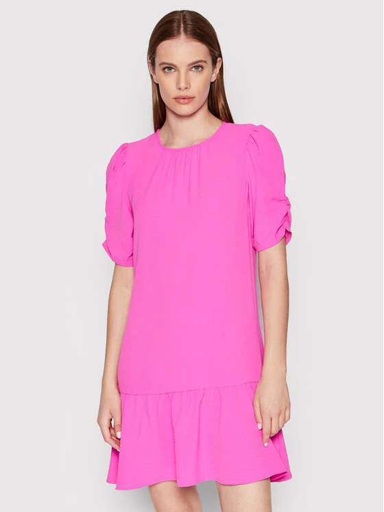 Κουπόνι ⭐ DKNY Γυναίκες Καθημερινά Φορέματα Φόρεμα καθημερινό DD2A3935 Ροζ Relaxed Fit ⭐