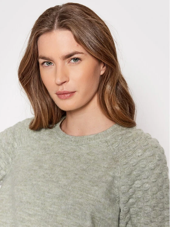 Προϋπολογισμός 🤩 DKNY Γυναίκες Πουλόβερ P1KSBRA1 Γκρι Regular Fit 🥰 - Image 4