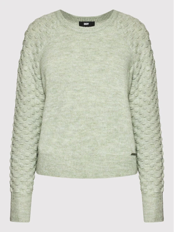 Προϋπολογισμός 🤩 DKNY Γυναίκες Πουλόβερ P1KSBRA1 Γκρι Regular Fit 🥰 - Image 5