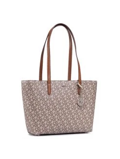 Προϋπολογισμός 😀 DKNY Γυναίκες Τσάντες με Χερούλι Τσάντα Bryant Lg Zip Tote R74AJ014 Καφέ 🎉