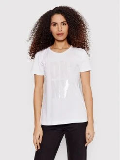 Καλύτερες κριτικές για 👏 DKNY Γυναίκες T-shirts T-Shirt P1KMADNA Λευκό Regular Fit 🔔