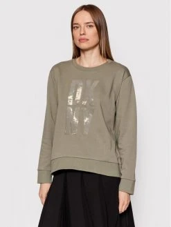 Συμφωνίες ⭐ DKNY Γυναίκες Μπλούζες Χωρίς Φερμουάρ Μπλούζα P1KMAB2R Γκρι Regular Fit 👏