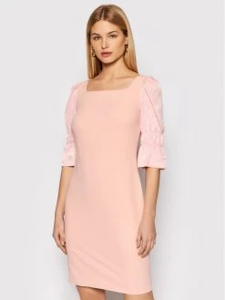 Καλύτερη πώληση 👍 DKNY Γυναίκες Κοκτέιλ Φορέματα Φόρεμα κοκτέιλ DD1K2187 Ροζ Regular Fit ✨