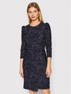 Προώθηση 😉 DKNY Γυναίκες Καθημερινά Φορέματα Φόρεμα καθημερινό DD1K1183 Σκούρο μπλε Regular Fit ✔️