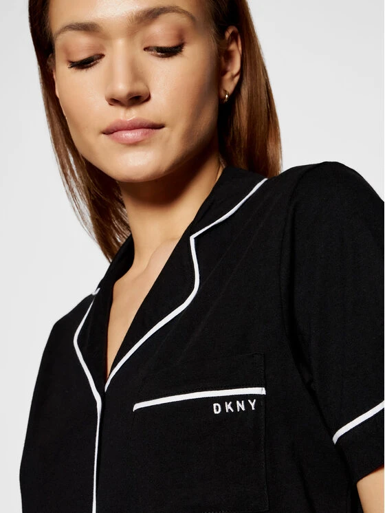 Flash Sale ⌛ DKNY Γυναίκες Πιτζάμες Σετ Πιτζάμα YI2819259 Μαύρο 😉 - Image 5