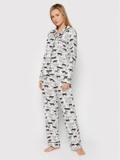 Best Pirce ⌛ DKNY Γυναίκες Πιτζάμες Σετ Πιτζάμα YI2722503F Μπεζ Regular Fit ⌛