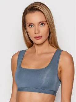 Κουπόνι ✨ DKNY Γυναίκες Χωρίς Μπανέλα Σουτιέν τοπ DK7388 Σκούρο μπλε 🧨