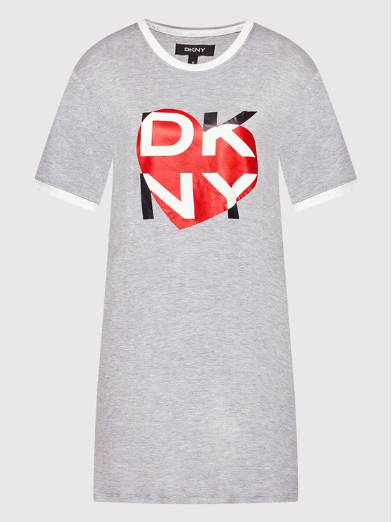 Τοπ 10 👍 DKNY Γυναίκες Καθημερινά Φορέματα Φόρεμα καθημερινό YI2322448 Γκρι Regular Fit ⌛ - Image 5