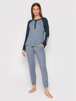 Νέος 🥰 DKNY Γυναίκες Πιτζάμες Σετ Πιτζάμα YI2922485 Μπλε 💯