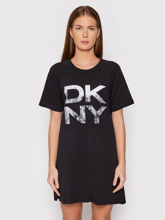 Καλύτερη πώληση ❤️ DKNY Γυναίκες Νυχτικά & Μεσοφόρια Νυχτικό YI2322489 Μαύρο Regular Fit 😉