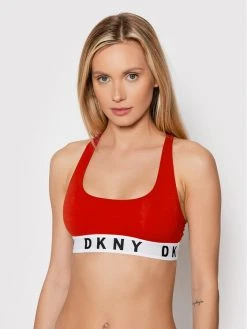 Καλύτερη πώληση ✔️ DKNY Γυναίκες Χωρίς Μπανέλα Σουτιέν τοπ DK4519 Κόκκινο 🧨