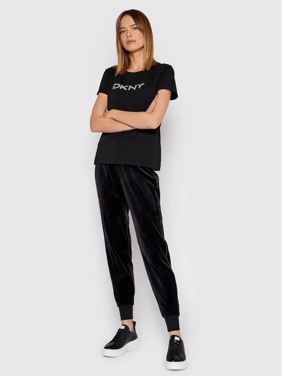Flash Sale 🥰 DKNY Γυναίκες T-shirts T-Shirt P1MRHDNA Μαύρο Regular Fit 🎉 - Image 2