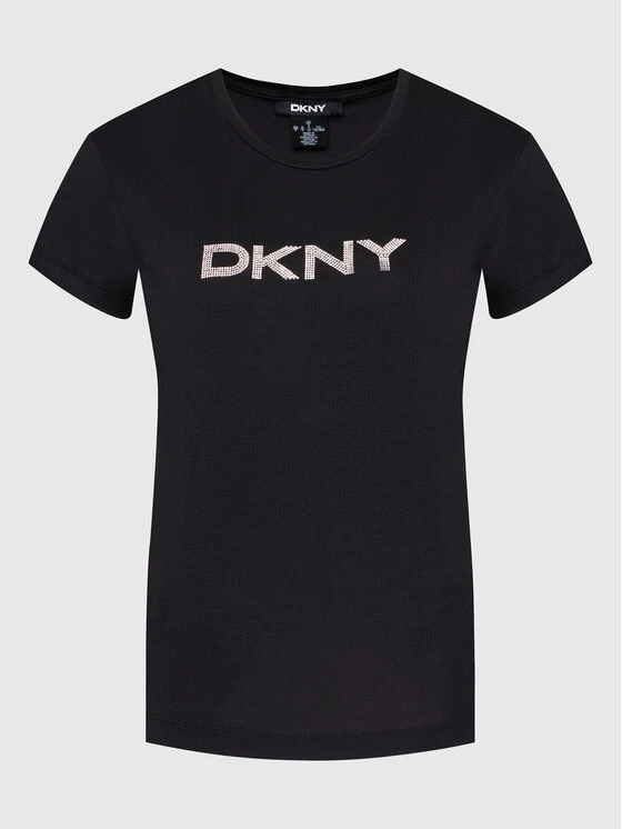 Flash Sale 🥰 DKNY Γυναίκες T-shirts T-Shirt P1MRHDNA Μαύρο Regular Fit 🎉 - Image 5