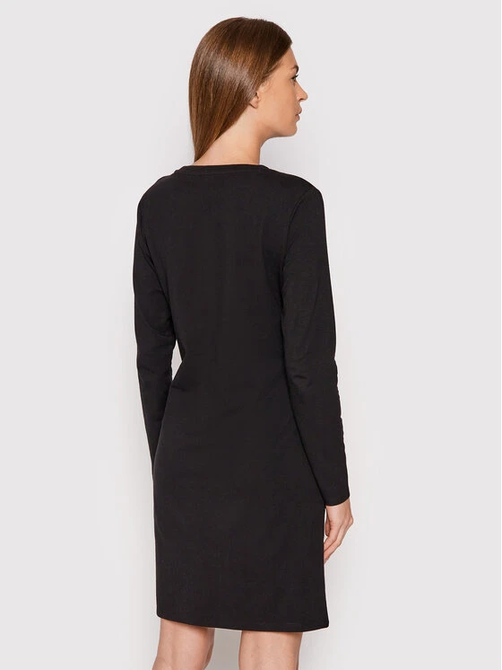 Συμφωνίες 🛒 DKNY Γυναίκες Καθημερινά Φορέματα Φόρεμα καθημερινό DD1GN18R Μαύρο Regular Fit 😉 - Image 3