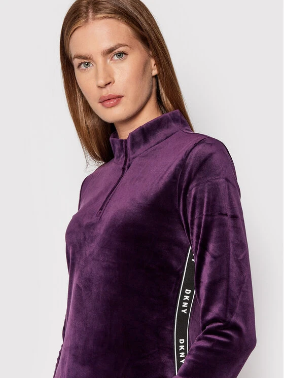 Η καλύτερη συμφωνία 🧨 DKNY Γυναίκες Καθημερινά Φορέματα Φόρεμα καθημερινό DD1GF47A Μωβ Regular Fit 😀 - Image 4