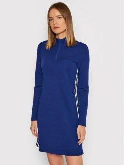 Καλύτερη πώληση 🌟 DKNY Γυναίκες Πλεκτά Φορέματα Φόρεμα υφασμάτινο DD1GD247 Σκούρο μπλε Regular Fit ❤️