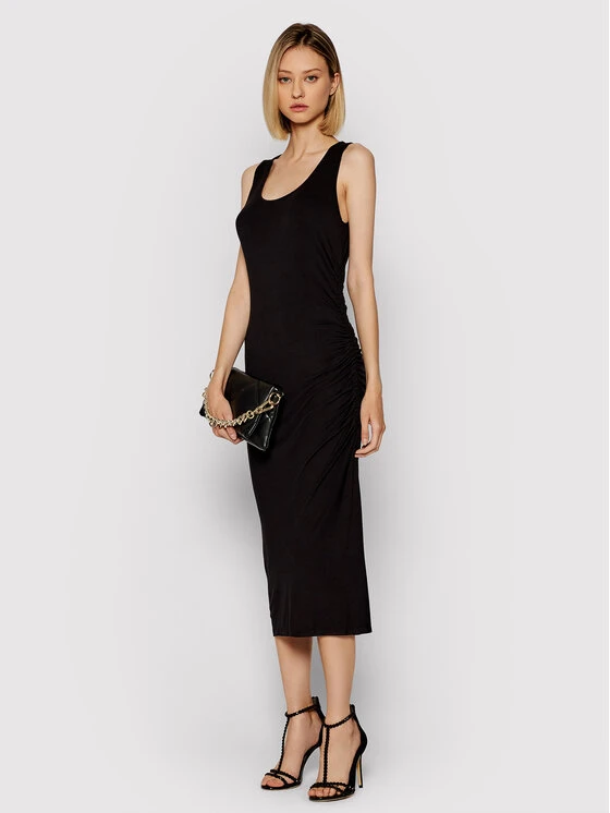 Η καλύτερη συμφωνία ❤️ DKNY Γυναίκες Καλοκαιρινά Φορέματα Φόρεμα καλοκαιρινό DD1CL727 Μαύρο Regular Fit ❤️ - Image 2