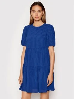 Εκπτωση ⌛ DKNY Γυναίκες Καθημερινά Φορέματα Φόρεμα καθημερινό DD1EM711 Μπλε Regular Fit 🤩