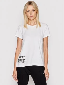 Ολοκαίνουργιο 😉 DKNY Γυναίκες T-shirts T-Shirt P1DTFDNA Λευκό Regular Fit 🥰